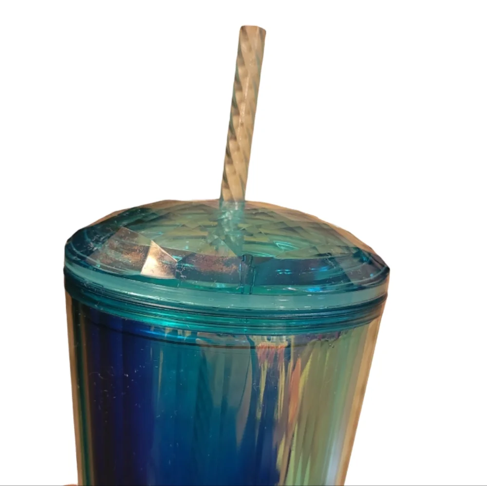 Starbucks Translucent Turquoise Tumbler 24 oz - Picture 4 of 10